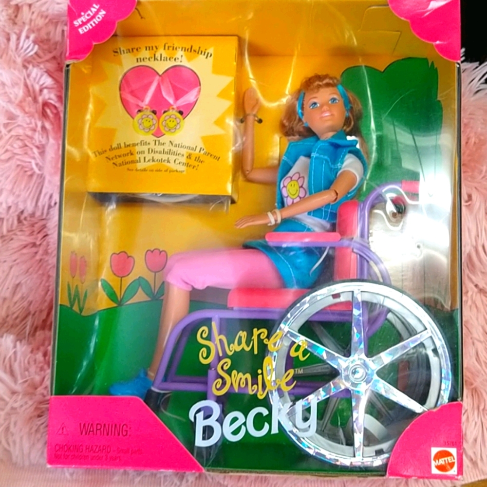 1996 Share a Smile Becky Barbie